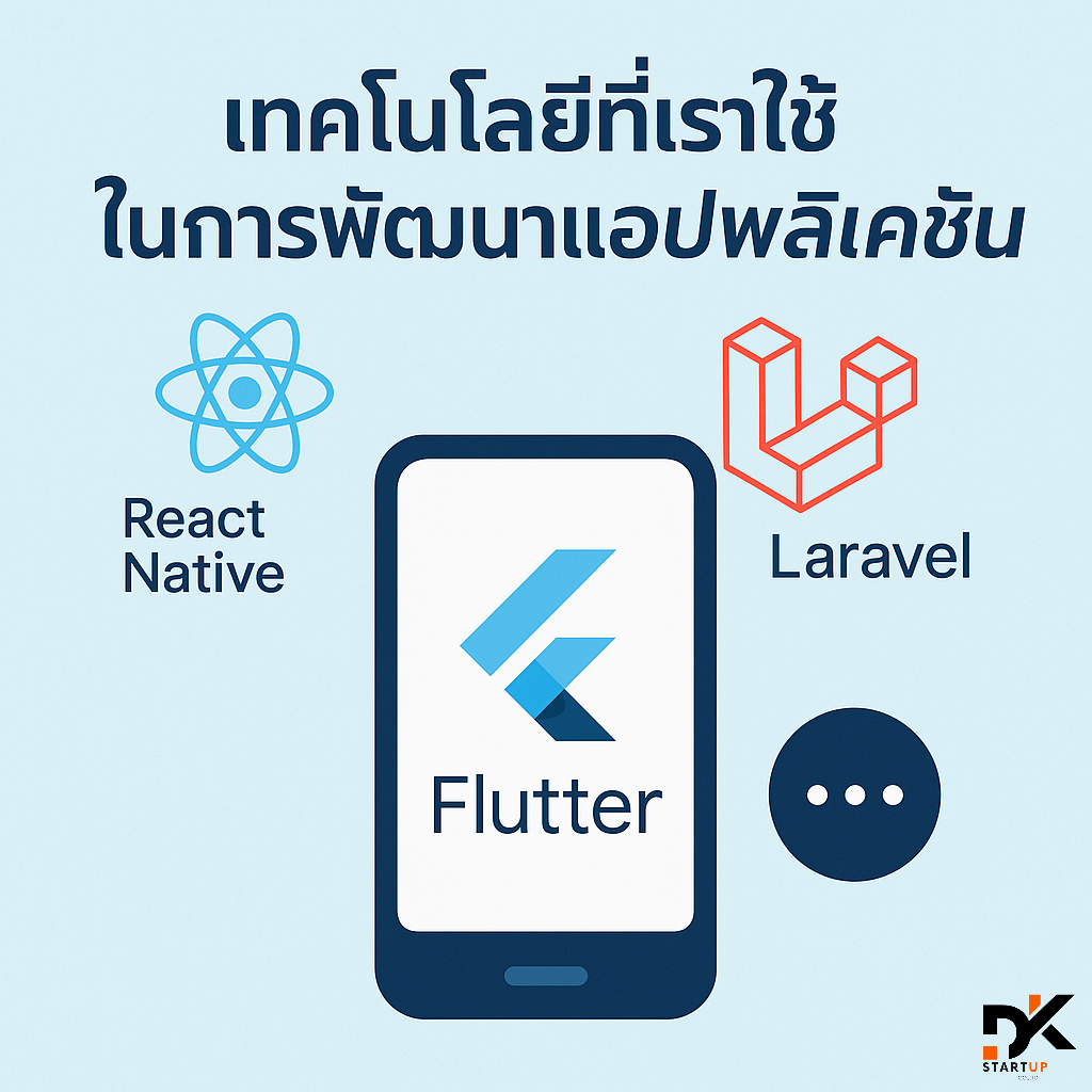 เทคโนโลยีที่เราใช้ในแอพสมุทรสาคร